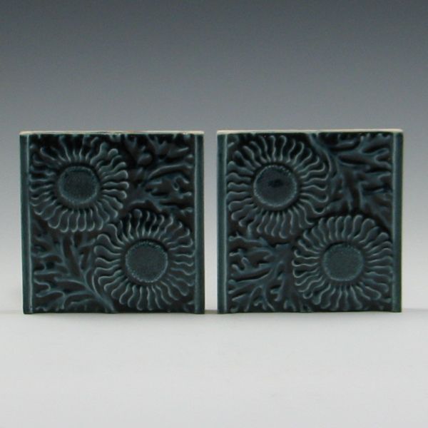Two 2 Low Decorative Tiles both 143b31