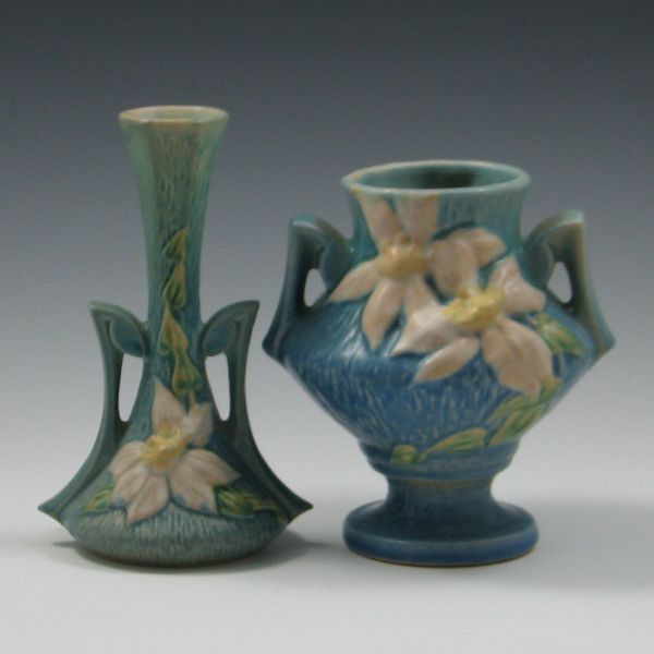 Roseville Clematis Bud Vase and 143bab