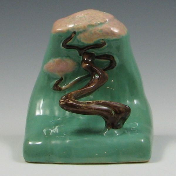 Roseville Ming Tree Bookend marked 143bbc