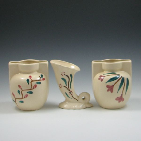 Two (2) Puritan Vases and Cornucopia