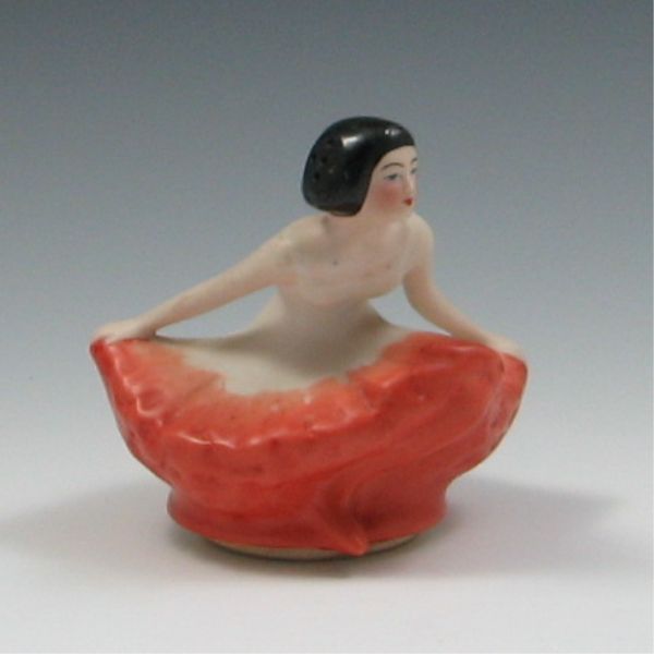 Fulper Ballerina Perfume Lid unmarked 143c03