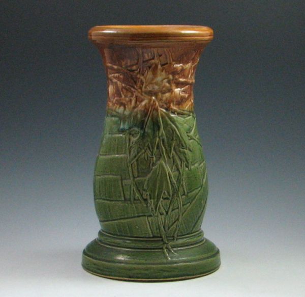 Majolica Pedestal unmarked two 143c0c