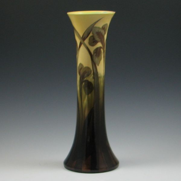 Leaves and Grass Vase marked (hand
