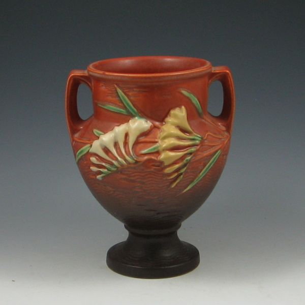 Roseville Freesia 8 Vase marked 143c46