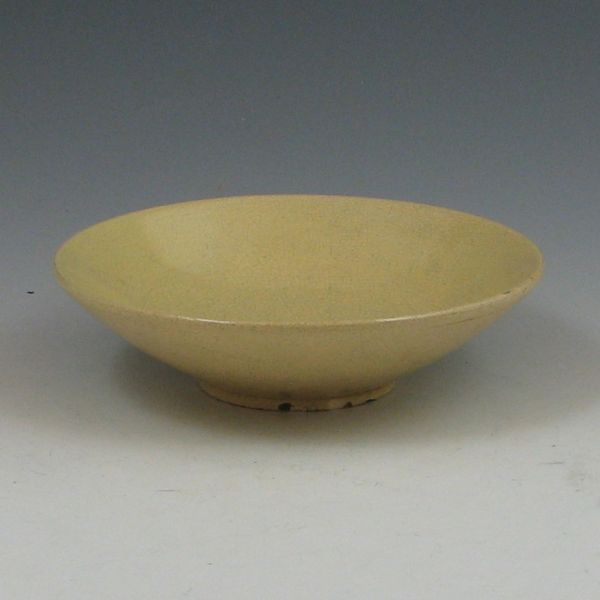 Marblehead bowl with unusual yellow