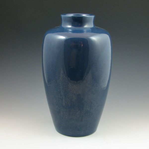 Roseville Rosecraft blue vase. Unmarked.