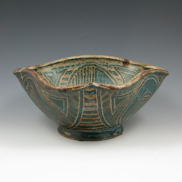 Michael Kaplenk bowl with excellent 143d72