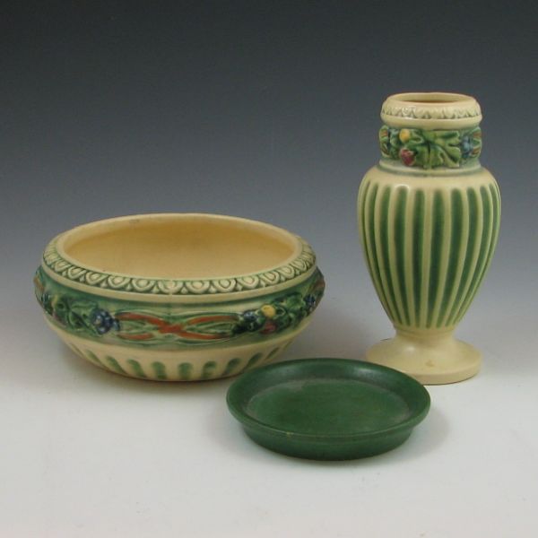 Roseville Corinthian vase bowl