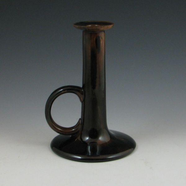 Wannopee early brown ware candlestick  143dcc