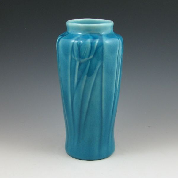 Rookwood vase with tulips in high