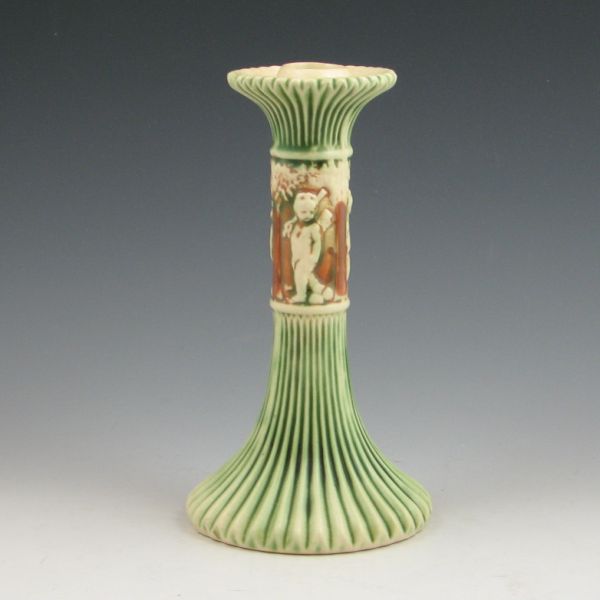 Roseville Donatello candlestick  1441e3