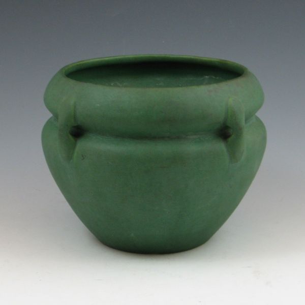 Roseville Matte Green 456-5 jardiniere.