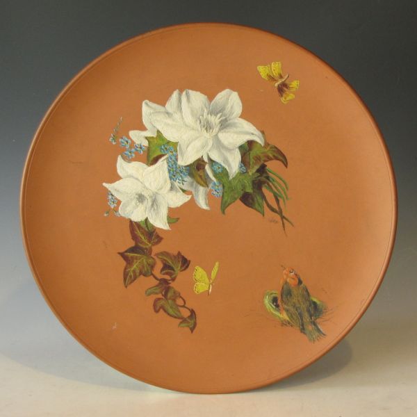 Watcombe Torquay terra cotta plate with