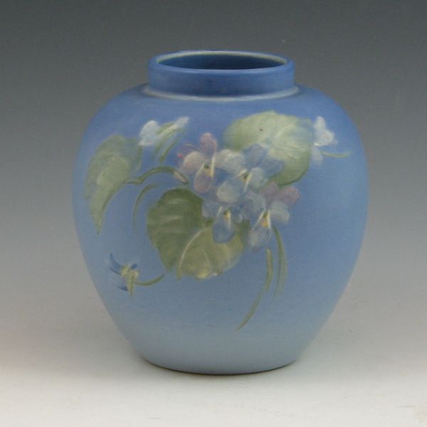 Weller Hudson vase with violets