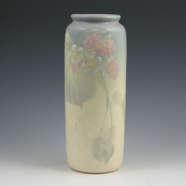 Weller Hudson Light vase with berries.