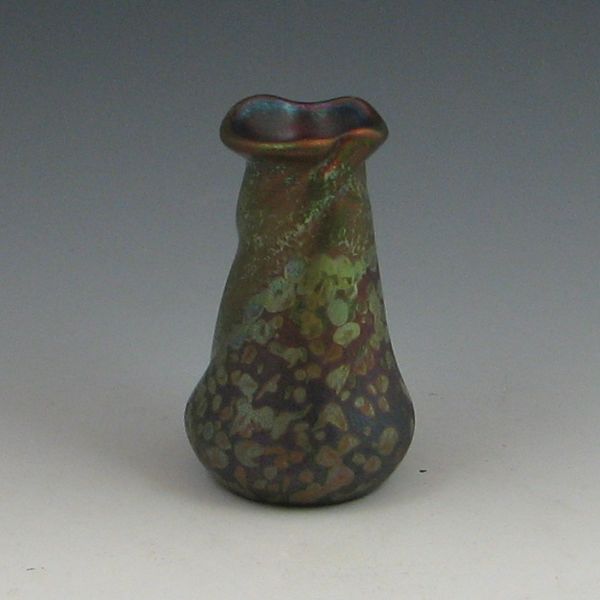 Weller Sicard twist vase with floral