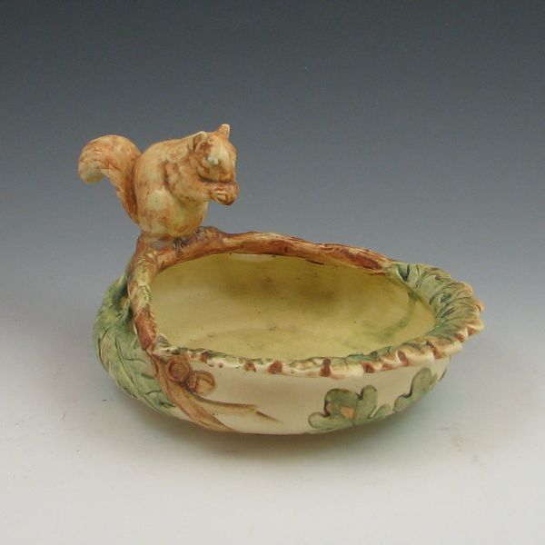 Large Weller Flemish bowl with squirrel.