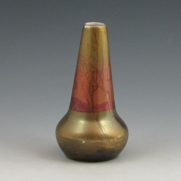 Weller LaSa bud vase with iridescent