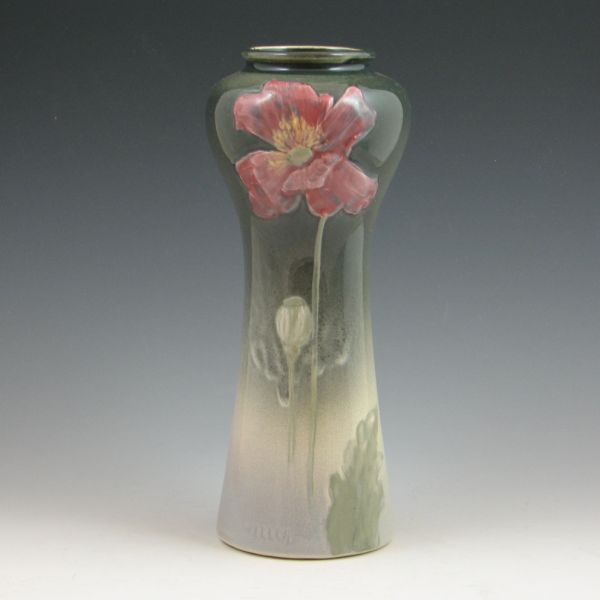 Weller Etna corset vase with floral 144488