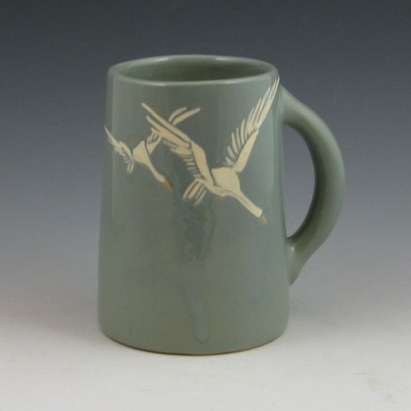 Weller Jap Birdimal mug with snow