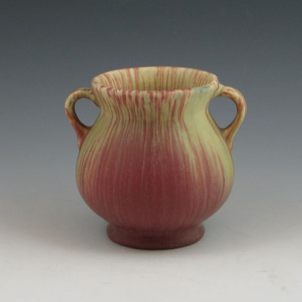 Weller Fruitone handled vase Marked 14448b