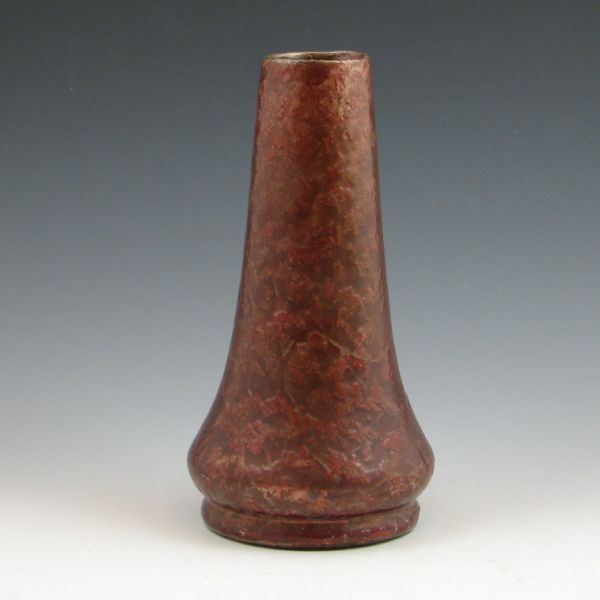 Weller Bronzeware vase with reddish 14448e