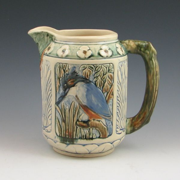 Weller glossy Kingfisher pitcher with