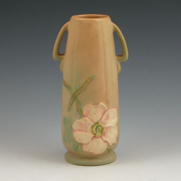 Weller Wild Rose handled vase in 1444ba