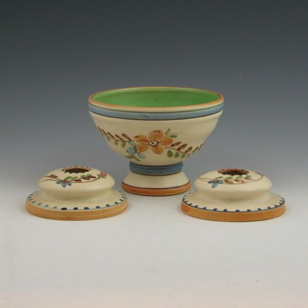 Weller Barcelona bowl and candleholders  1444be