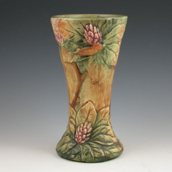 Weller Flemish vase with floral decoration.