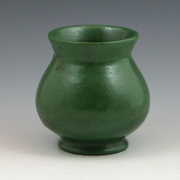 Roseville Matt or Matte Green vase with