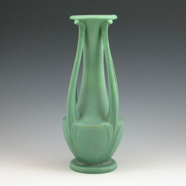Elegant Teco vase with four open 14459d