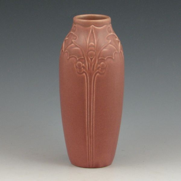 Rookwood vase from 1921 with holly 1445b8
