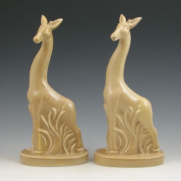 Pair of General Ceramics giraffes