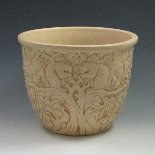 Weller Clinton Ivory Squirrel Jardiniere