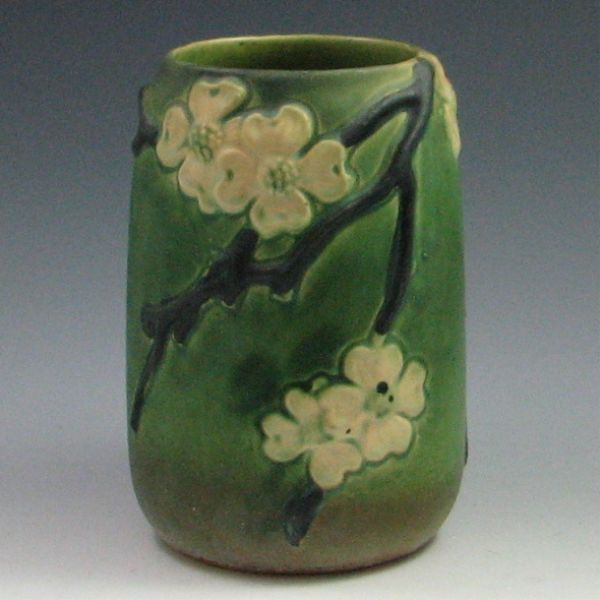 Roseville Dogwood Smooth Vase unmarked 14499e
