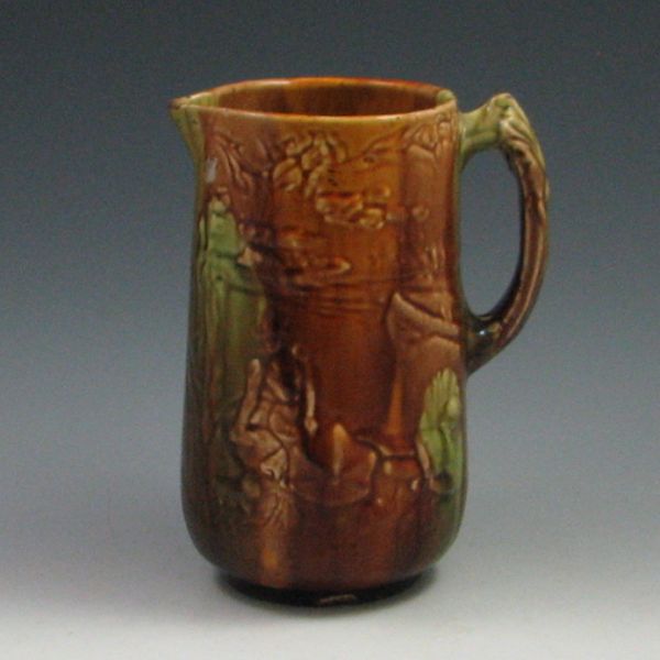 Majolica Pitcher unmarked four 1449d8