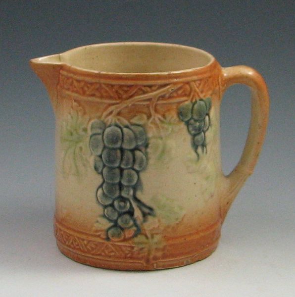 Brush-McCoy Majolica Grape Pitcher unmarked