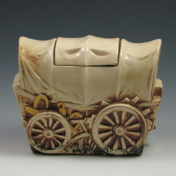 McCoy Cookie Wagon Cookie Jar marked