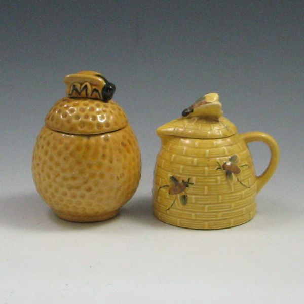 Bumble Bee Creamer and Sugar Jar