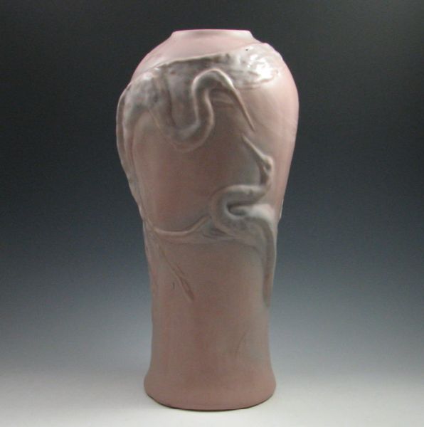 Van Briggle Egret Vase marked (by