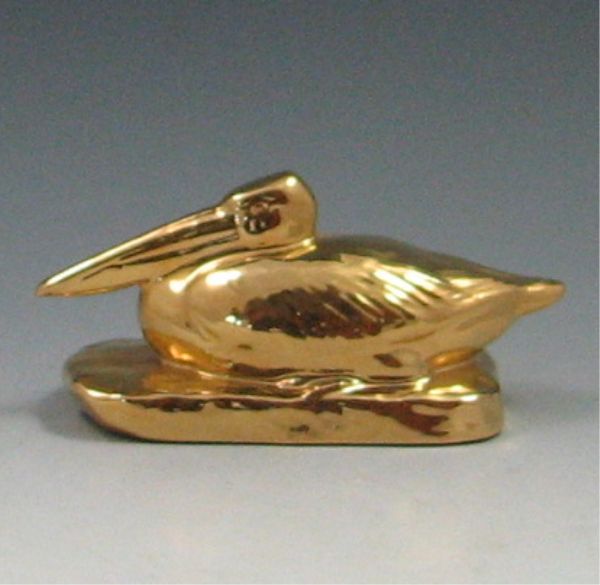 Rookwood Golden Pelican marked 144a0b