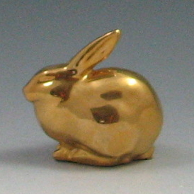 Rookwood Golden Rabbit marked Rookwood 144a15