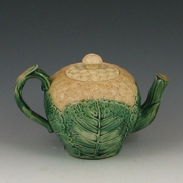 Majolica Etruscan Cauliflower Teapot