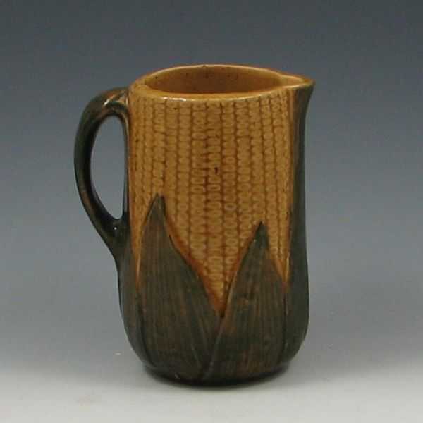Majolica Corn Pitcher marked 44 144a42