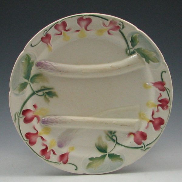 Majolica K G Asparagus Dish marked 144a69