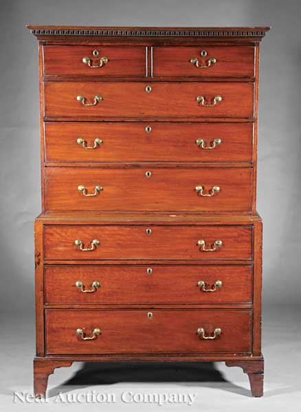 A Georgian Mahogany Chest on Chest 142545