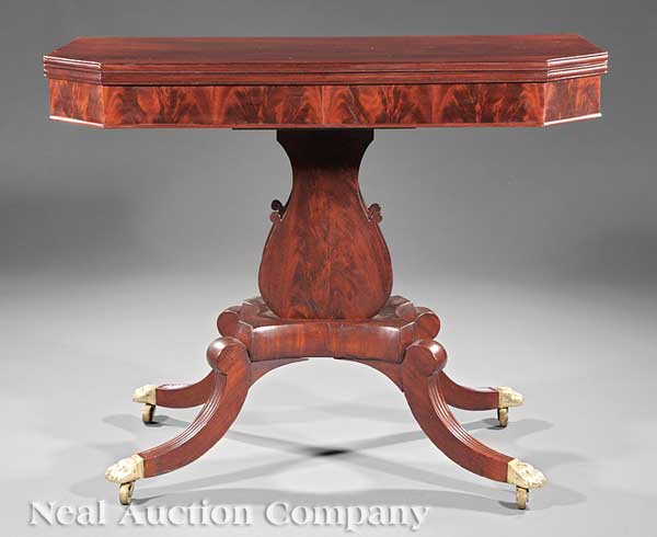 An American Classical Carved Mahogany 142563