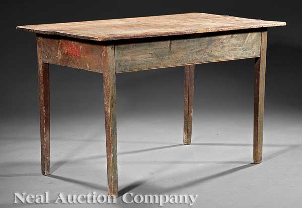 An Antique Louisiana Cypress Table