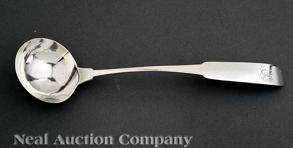 An American Coin Silver Soup Ladle 1425b3